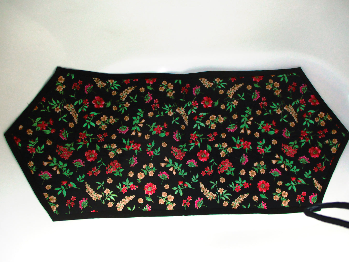 Neon and Black Table Runner