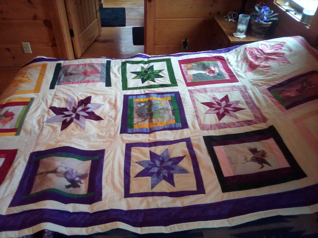 Virginia Tech/Flowers Quilt
