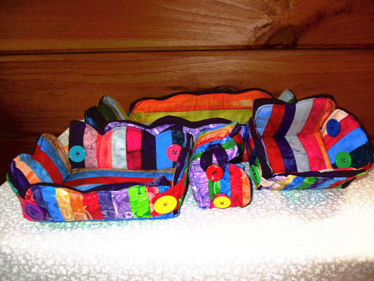 Scalloped Basket Set