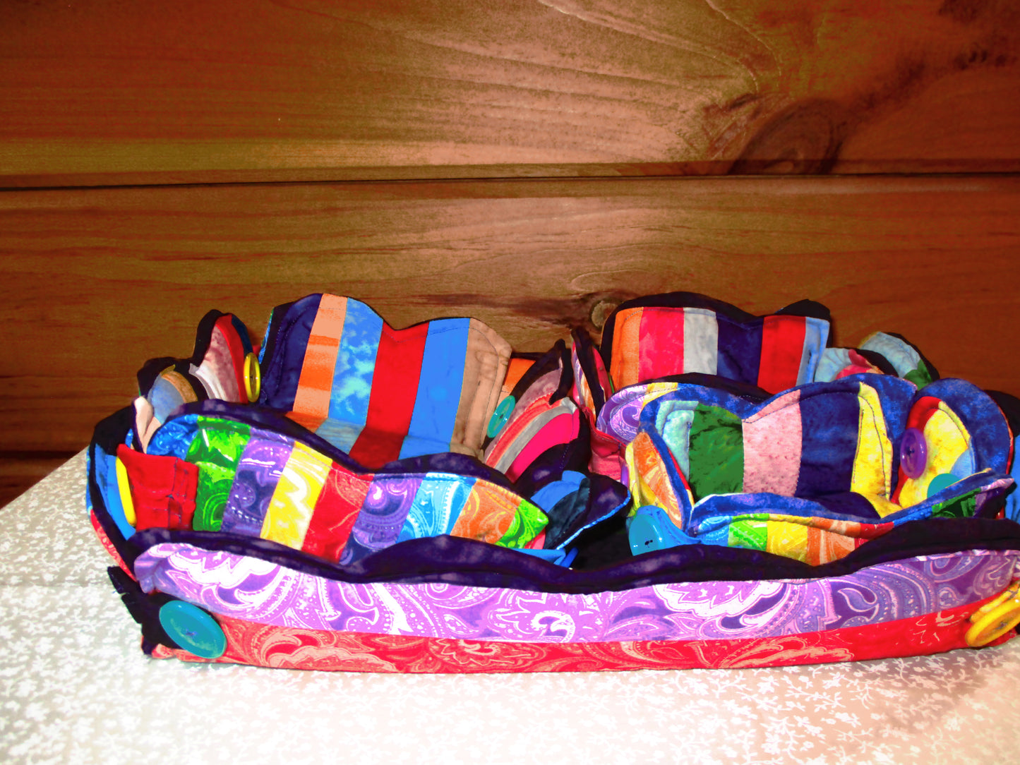 Scalloped Basket Set