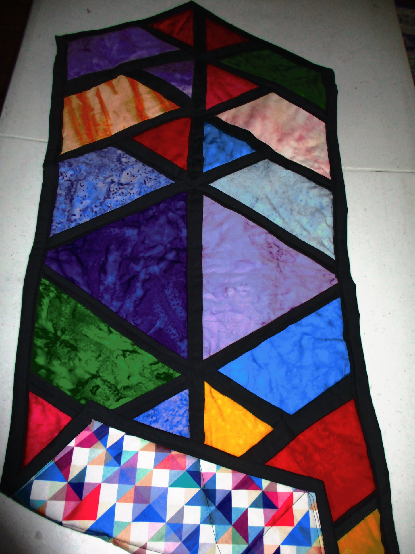 Stained Glass Table Runner